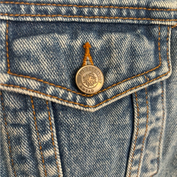 Vintage Blue Denim Vest - Picture 2 of 6